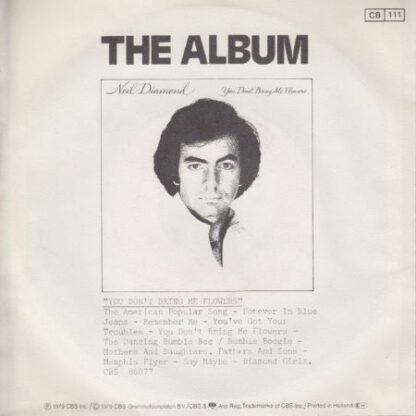 Neil Diamond ‎– The American Popular Song (7"si NL 1979) nm/vg++ - Image 2