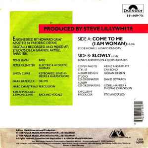 ABBA's Frida – Come To Me (I Am Woman) 7"si Germany 1984 nm/nm - Image 2