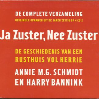 Annie M.G. Schmidt en Harry Bannink ‎– Ja Zuster, Nee Zuster (De Geschiedenis van een Rusthuis Vol Herrie) 4CD-box NL 1999 vg+/nm