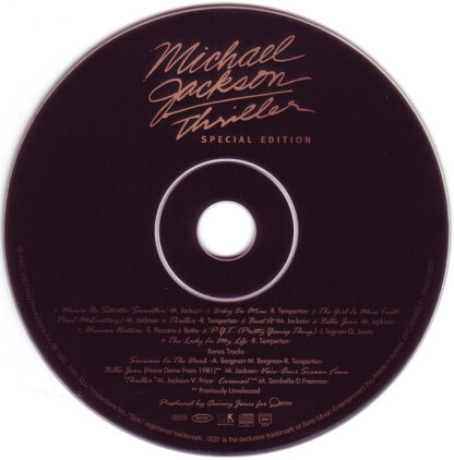 Michael Jackson ‎– Thriller (CD EU 2001) Special Edition! nm/nm - Image 3