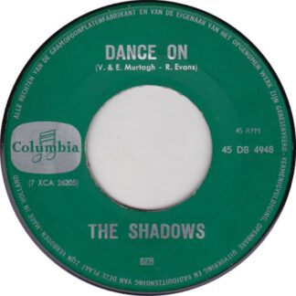 The Shadows ‎– Dance On (7"si NL 1962) vg++