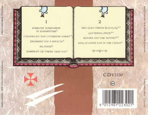 Simple Minds – New Gold Dream (81-82-83-84) CD UK album 1982 vg+/nm - Image 2