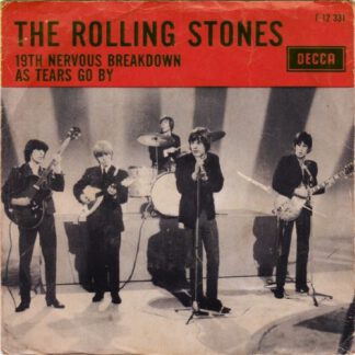 The Rolling Stones ‎– 19th Nervous Breakdown / As Tears Go By (7"si NL 1966) vg+++/vg++