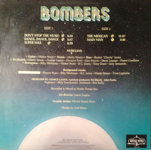 Bombers – Bombers (LP US 1978) nm/vg++ - Image 2