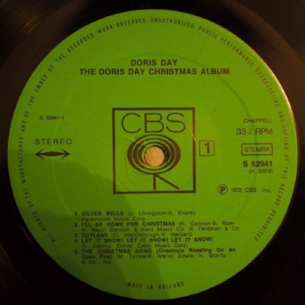 Doris Day – The Doris Day Christmas Album (LP NL 1972 reissue of 1964 original) vg++/vg+ - Image 3