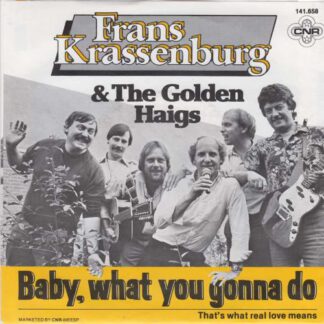 Frans Krassenburg & The Golden Haigs ‎– Baby, What You Gonna Do (7"si NL 1980) vg+/vg++