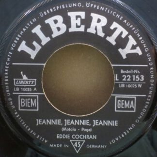 Eddie Cochran - Jeannie, Jeannie, Jeannie / Stockings And Shoes (7"si Germany 1962) vg/vg+