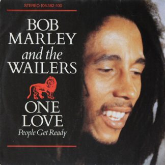 Bob Marley and The Wailers – One Love/People Get Ready (7"si Germany 1984) vg+++/vg+