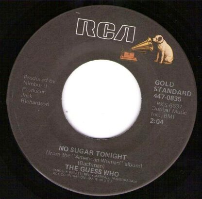 The Guess Who – American Woman / No Sugar Tonight (7"si US 1971) nm/vg+ - Image 2