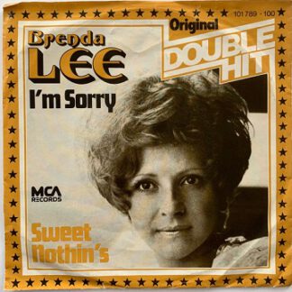 Brenda Lee – I'm Sorry / Sweet Nothin's (7"si NL 1980 re-issue of 1960 originals) nm-/vg++