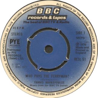 Yannis Markopoulos ‎– Who Pays the Ferryman? (7"si UK 1977) vg+