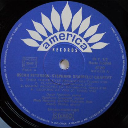 Oscar Peterson - Stéphane Grappelli Quartet Vol. 1 (LP France 1973) nm/vg++ - Image 3