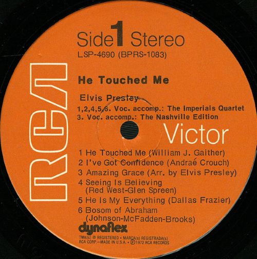 Elvis Presley - He Touched Me (LP US/UK 1972) vg++/vg++ - Image 3