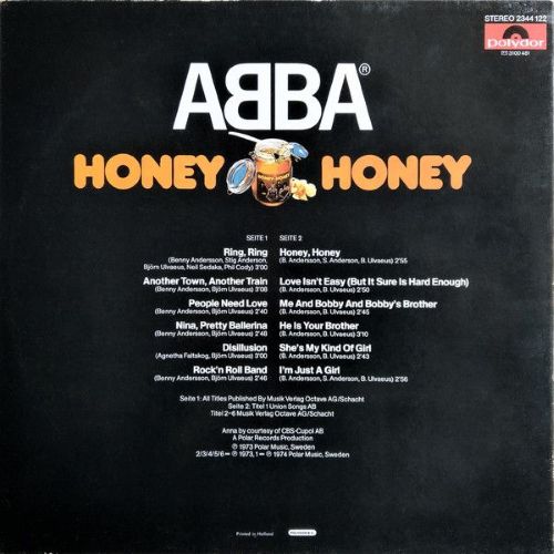 ABBA – Honey, Honey (LP NL 1974) Rare (Early) Compilation Album! m-/nm - Image 2