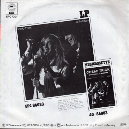 Cheap Trick ‎– I Want You To Want Me (7"si Germany 1979) vg++/vg+ - Image 2