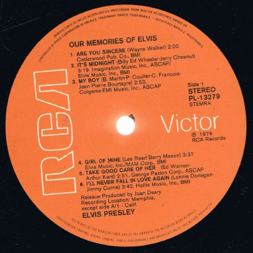 Elvis Presley - Our Memories of Elvis (LP NL 1979) nm-/nm - Image 3