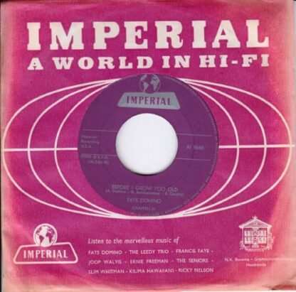 Fats Domino ‎– Tell Me That You Love Me (7"si NL 1960) vg+/vg+ - Image 3