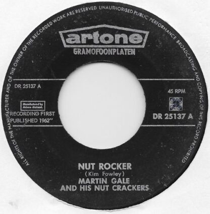 Martin Gale and His Nut Crackers ‎– Nut Rocker (7"si NL 1962) vg+/vg+