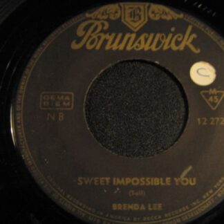 Brenda Lee ‎– Sweet Impossible You / The Grass is Greener (7"si Germany 1963) vg