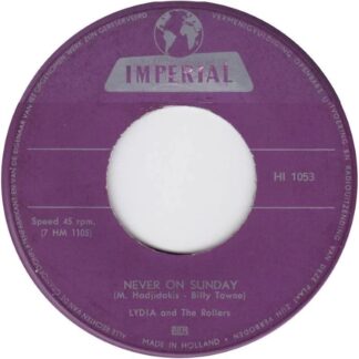 Lydia and The Rollers – Never On Sunday / Everybody's Somebody's Fool (7"si NL 1960) vg+