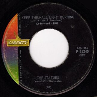 The Statues – Keep The Hall Light Burning / Blue Velvet (7"si US 1959) vg+