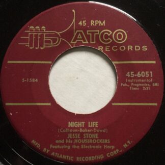 Jesse Stone and His Houserockers ‎– Night Life / The Rocket (7"si US 1955) g+