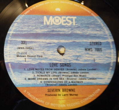 Severin Browne ‎– Love Songs (LP UK 1975) vg++/g+ - Image 3