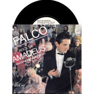 Falco ‎– Rock Me Amadeus (Canadian/American '86 Mix) 7"si NL 1986 nm/vg++