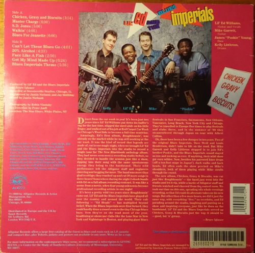 Lil' Ed And The Blues Imperials – Chicken, Gravy & Biscuits (LP UK 1989) nm/nm - Image 2