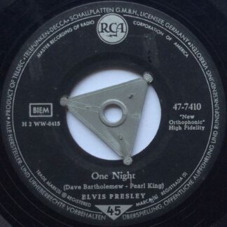 Elvis Presley ‎– One Night / I Got Stung (7"si Germany 1958) vg++