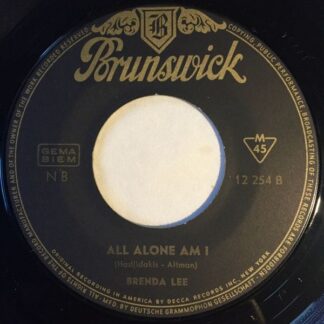 Brenda Lee ‎– Save All Your Lovin' For Me / All Alone Am I (7"si Germany 1962) vg++