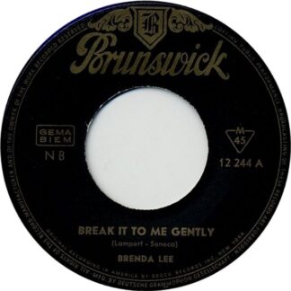 Brenda Lee – Break It To Me Gently (7"si Germany 1962) vg++