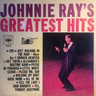 Johnnie Ray ‎– Johnnie Ray's Greatest Hits (LP NL 1969) vg++/nm