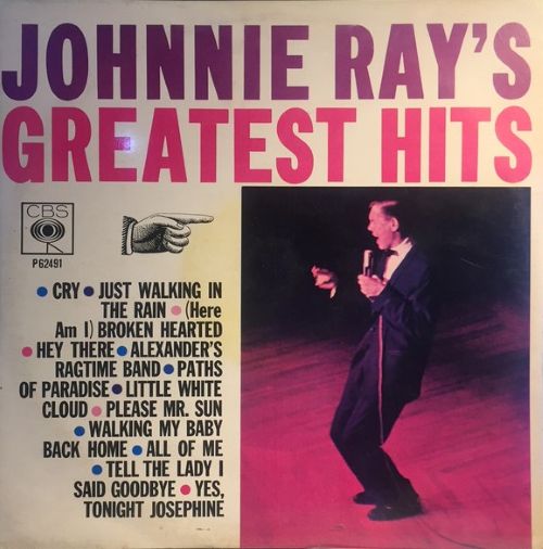 Johnnie Ray – Johnnie Ray's Greatest Hits (LP NL 1969) vg++/nm