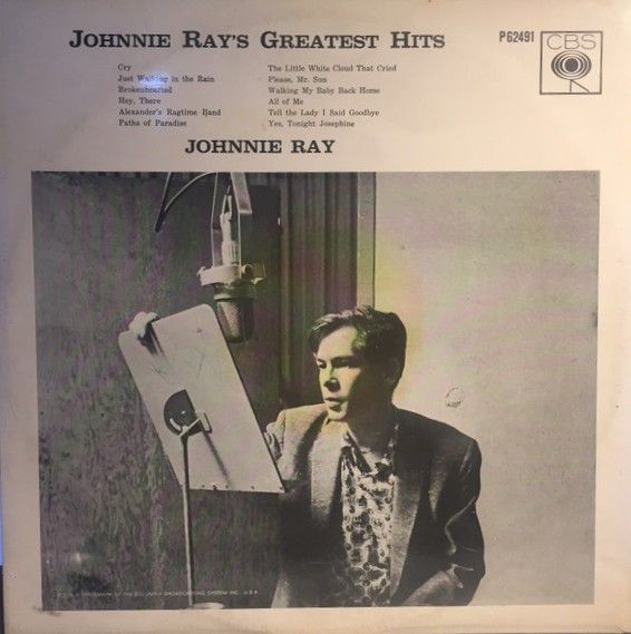 Johnnie Ray – Johnnie Ray's Greatest Hits (LP NL 1969) vg++/nm - Image 2