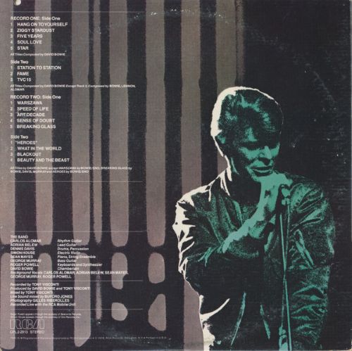 David Bowie – Stage (2LP US 1978) vg++/vg+ - Image 2