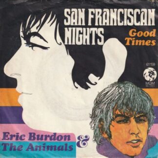 Eric Burdon and The Animals ‎– San Franciscan Nights (7"si Germany 1967) nm/vg+