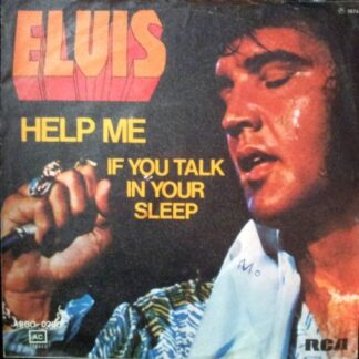 Elvis Presley ‎– Help Me / If You Talk in Your Sleep (7"si Germany 1974) vg+/vg