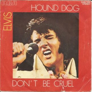 Elvis Presley ‎– Hound Dog / Don't Be Cruel (7"si Belgium 1974 reissue) nm/g+