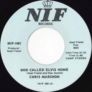 Chris Marshon ‎– God Called Elvis Home (7"si US 1977) nm