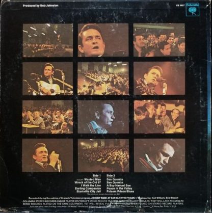 Johnny Cash ‎– Johnny Cash at San Quentin (LP US 1972 repressing of 1969 original) nm/vg+ - Image 2