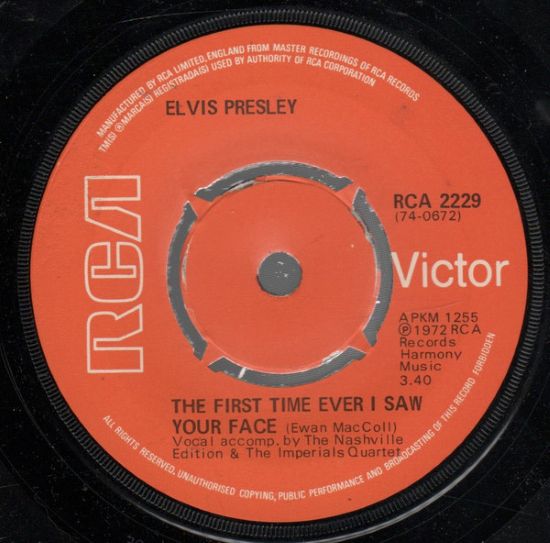 Elvis Presley – An American Trilogy (7"si UK 1972) vg+/vg+ - Image 2