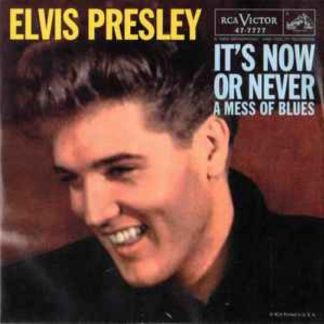Elvis Presley – It's Now or Never / A Mess of Blues (7"si US 2001) Red Vinyl! nm/nm