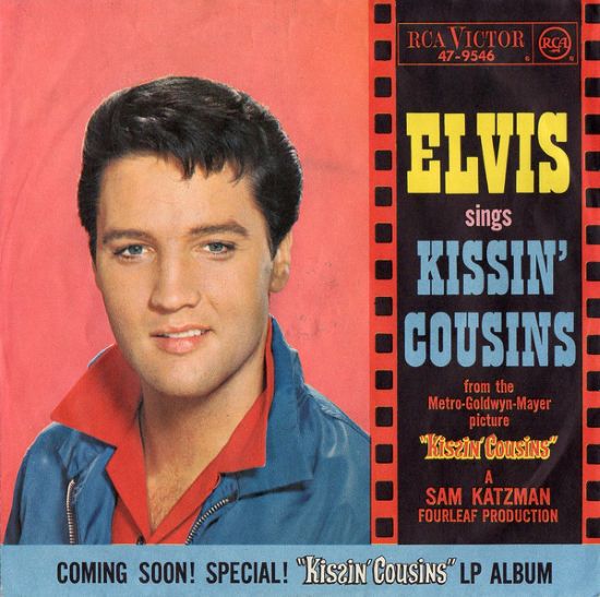 Elvis Presley – Kissin' Cousins / One Boy Two Little Girls (7"si Germany 1964) vg+/g