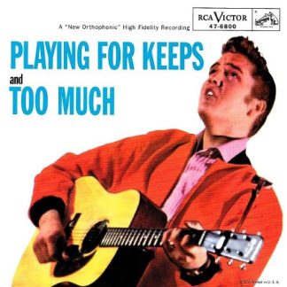 Elvis Presley ‎– Playing For Keeps / Too Much (7"si US 2001) Red Vinyl! nm/mint-