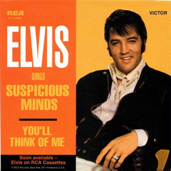 Elvis Presley – Suspicious Minds (7"si US 2001) Red Vinyl! nm/nm
