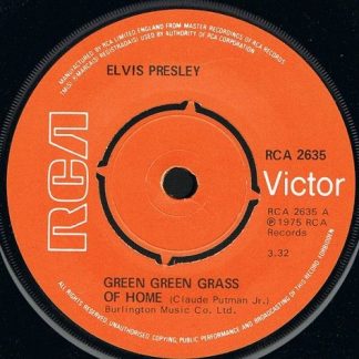 Elvis Presley ‎– Green Green Grass of Home (7"si UK 1976) vg++/g