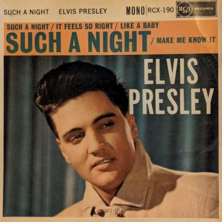 Elvis Presley ‎– Such a Night (7"EP UK 1960) vg+/g+